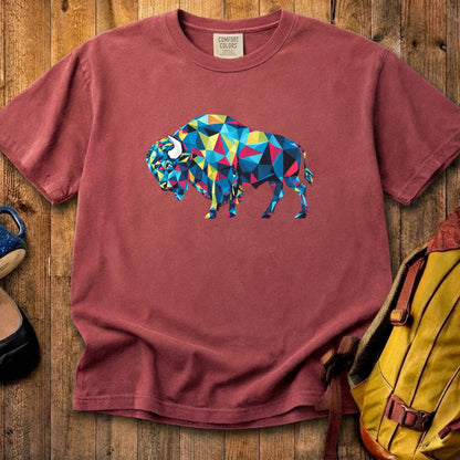 Buffalo Mosaic Cotton T-Shirt