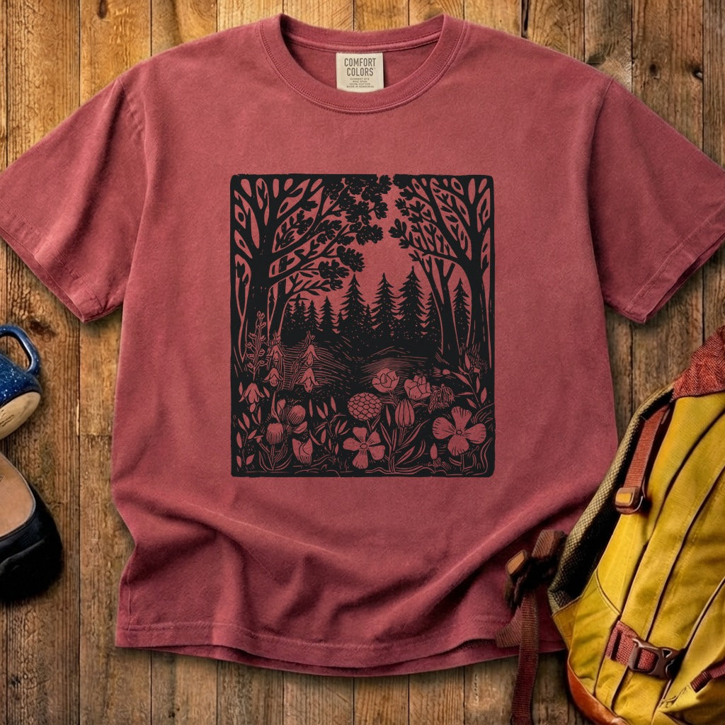 Forest Bloom Cotton T-Shirt