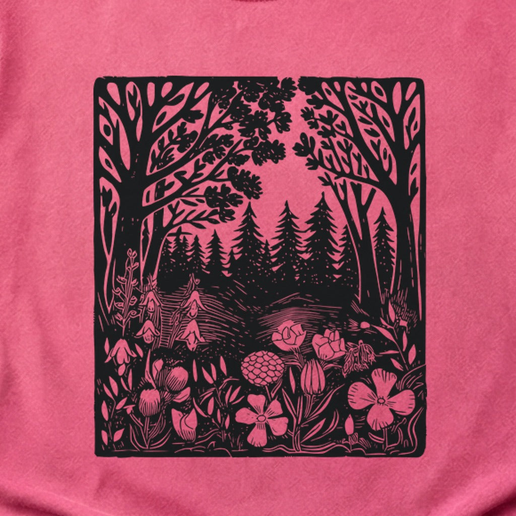 Forest Bloom Cotton T-Shirt