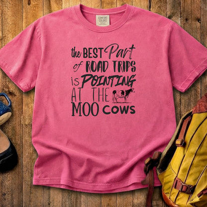Moo Cows Road Trip Cotton T-Shirt