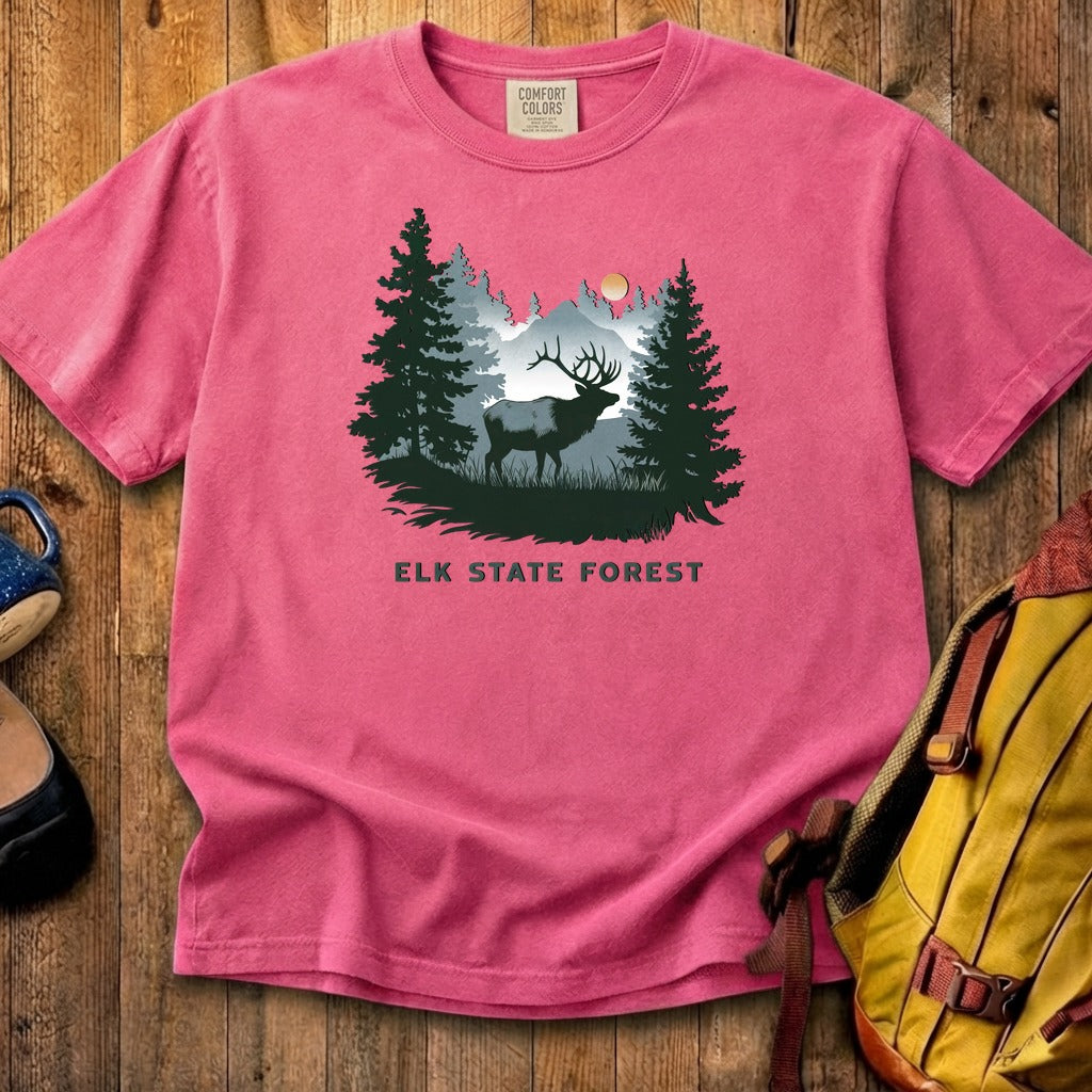 Elk State Forest Cotton T-Shirt