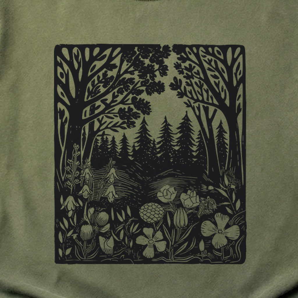 Forest Bloom Cotton T-Shirt