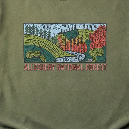Allegheny National Forest Cotton T-Shirt
