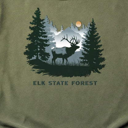 Elk State Forest Cotton T-Shirt
