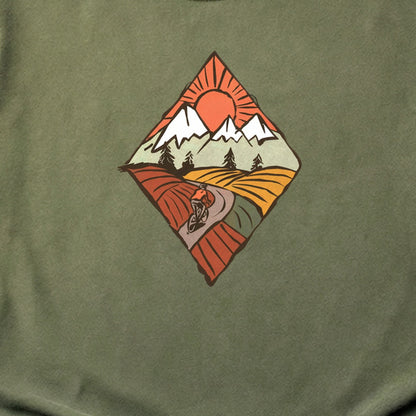 Pedal to the Peaks Cotton T-Shirt