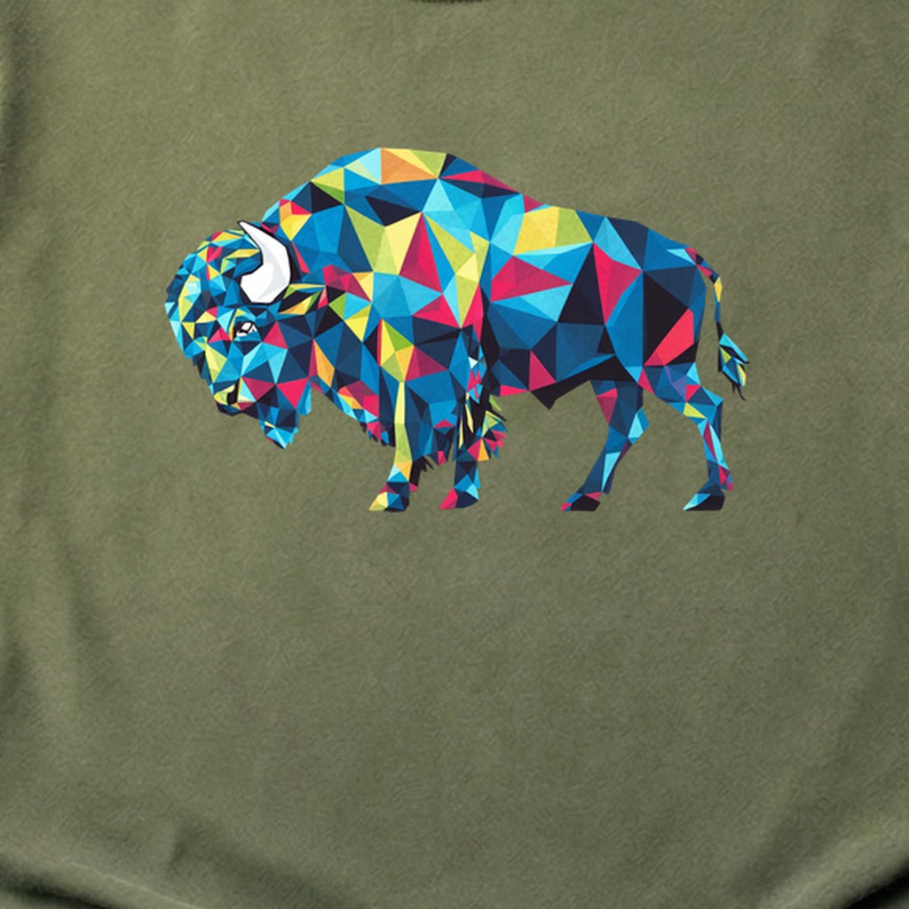Buffalo Mosaic Cotton T-Shirt