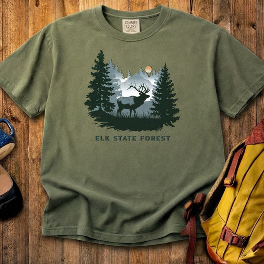 Elk State Forest Cotton T-Shirt
