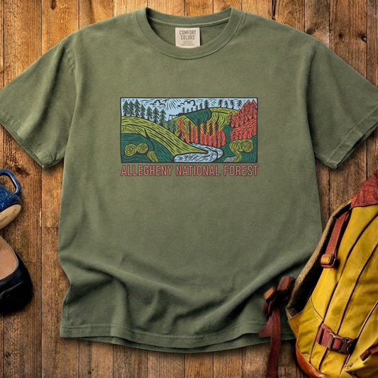 Allegheny National Forest Cotton T-Shirt