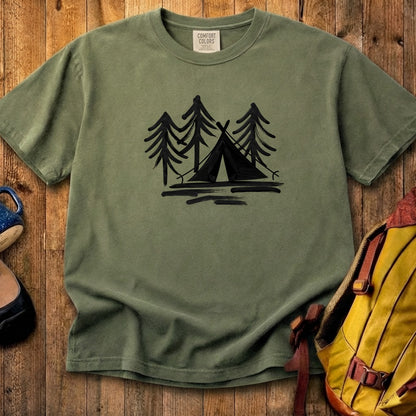 Painted Camp Cotton T-Shirt