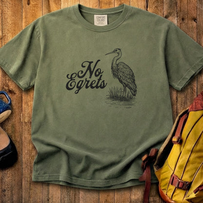 No Egrets Cotton T-Shirt