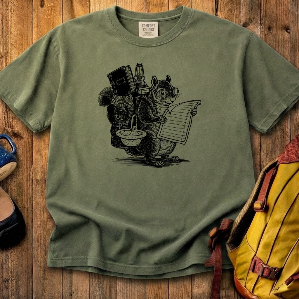 The Packademic Squirrel Cotton T-Shirt