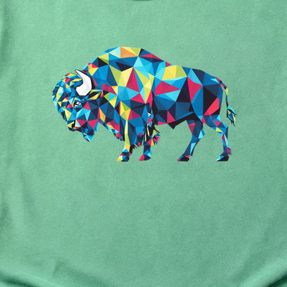 Buffalo Mosaic Cotton T-Shirt