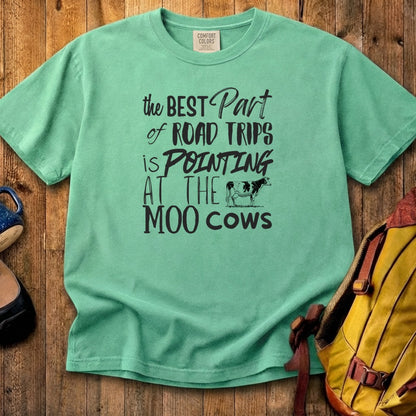 Moo Cows Road Trip Cotton T-Shirt