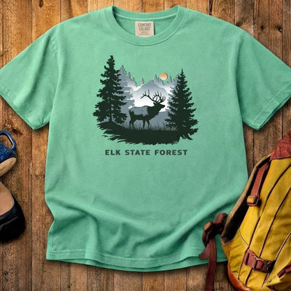 Elk State Forest Cotton T-Shirt