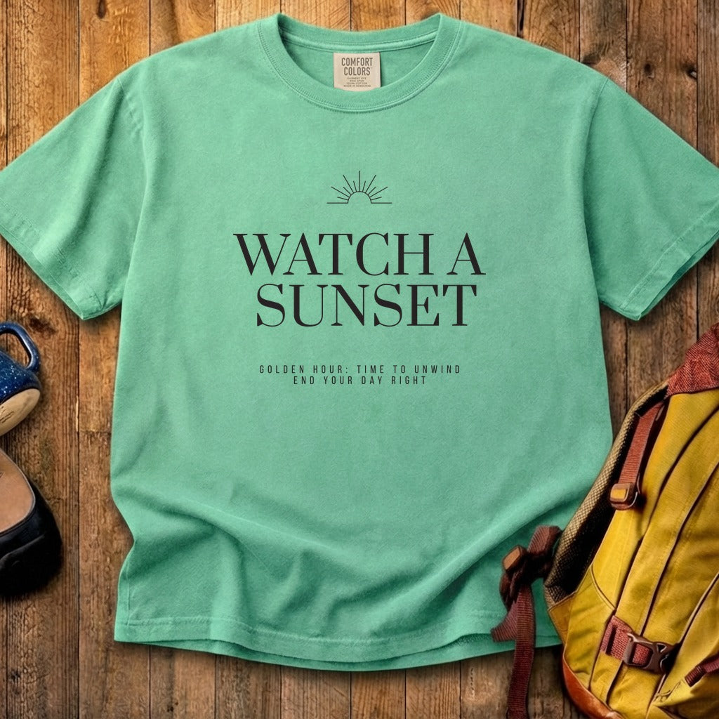 End Your Day Right Cotton T-Shirt