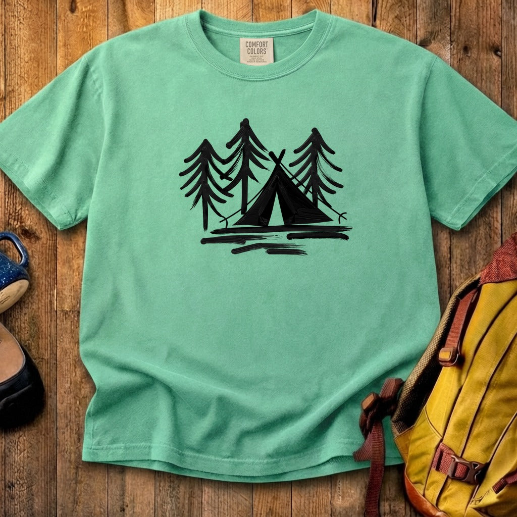 Painted Camp Cotton T-Shirt