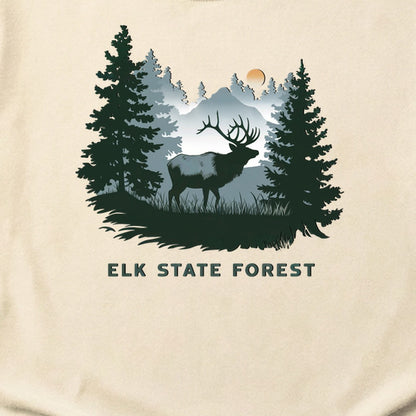 Elk State Forest Cotton T-Shirt