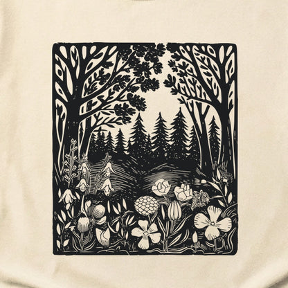 Forest Bloom Cotton T-Shirt