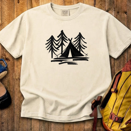 Painted Camp Cotton T-Shirt