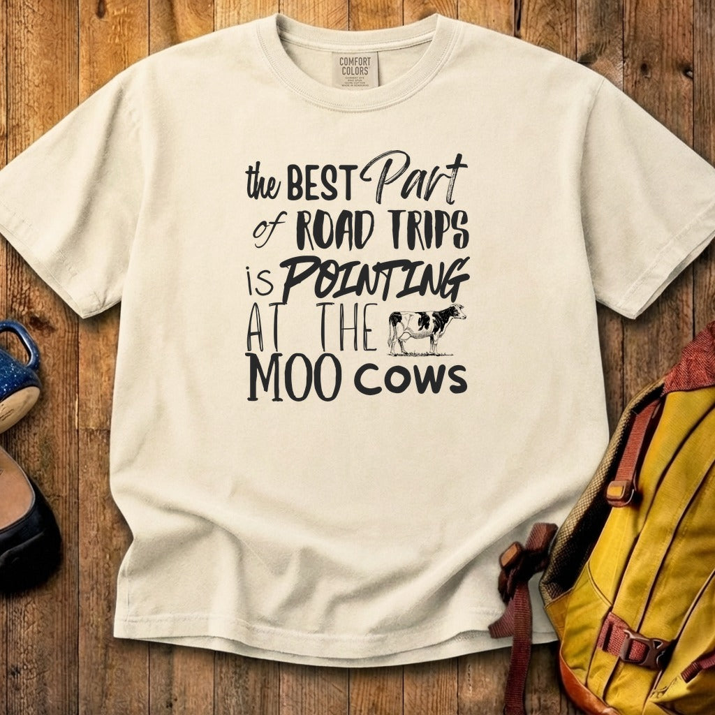 Moo Cows Road Trip Cotton T-Shirt