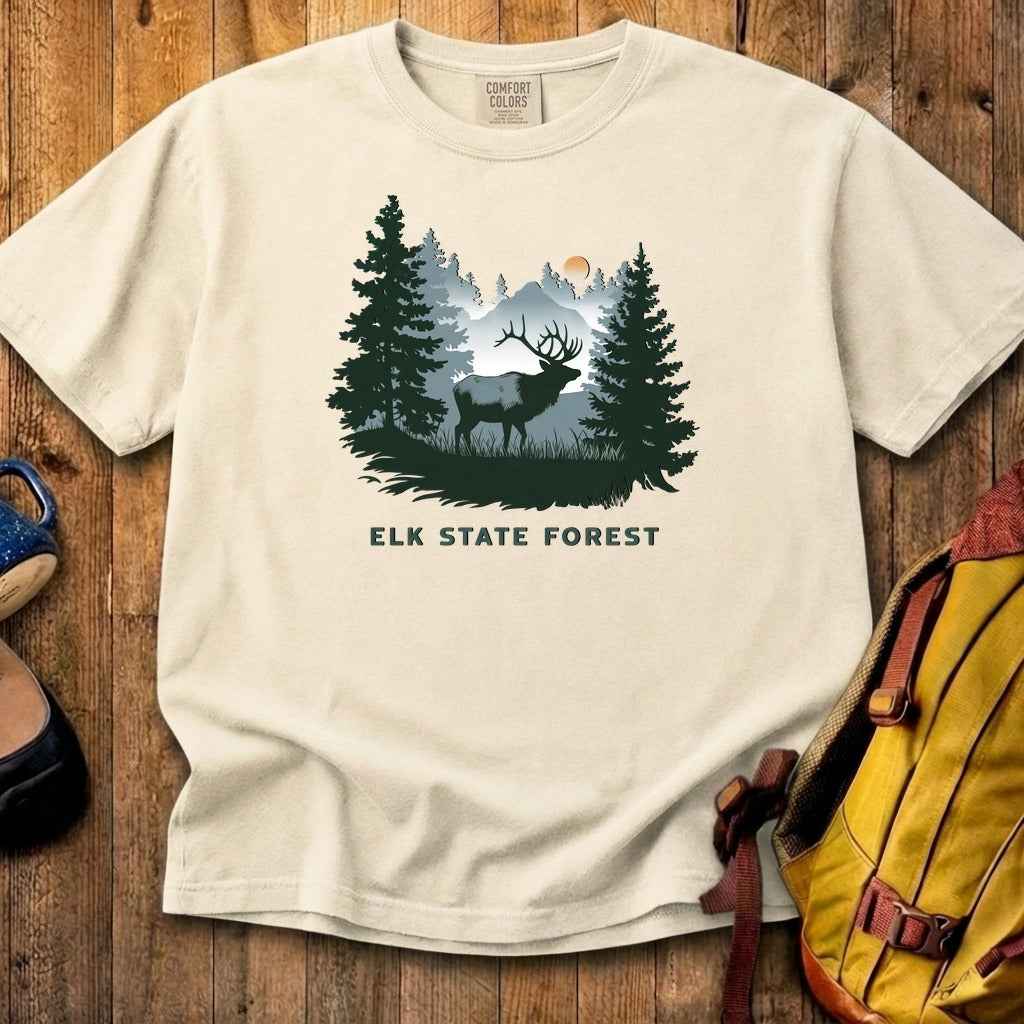 Elk State Forest Cotton T-Shirt