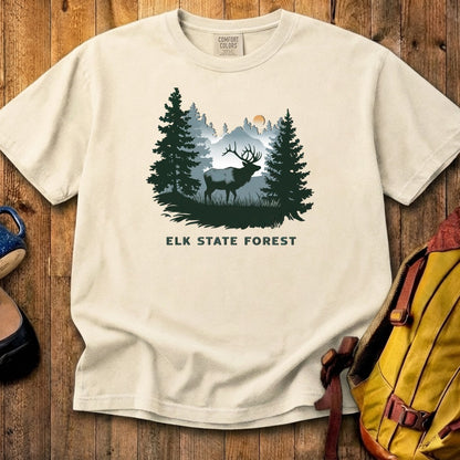 Elk State Forest Cotton T-Shirt