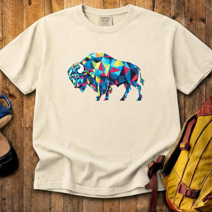 Buffalo Mosaic Cotton T-Shirt