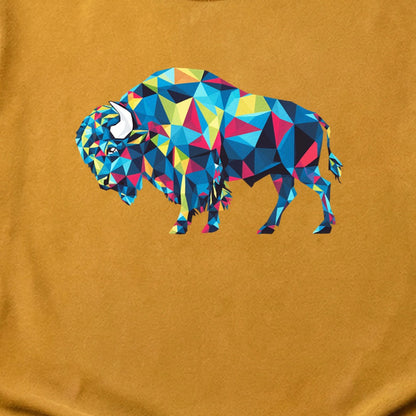 Buffalo Mosaic Cotton T-Shirt