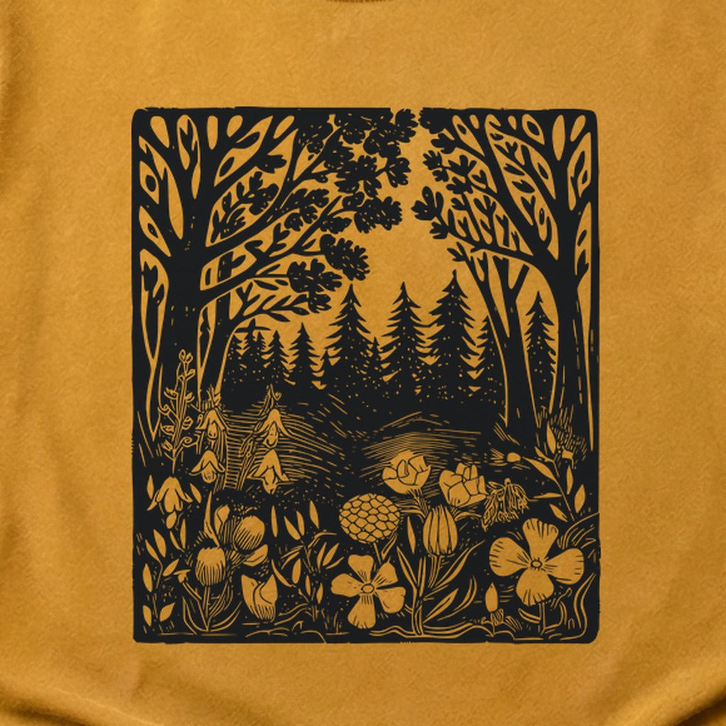 Forest Bloom Cotton T-Shirt