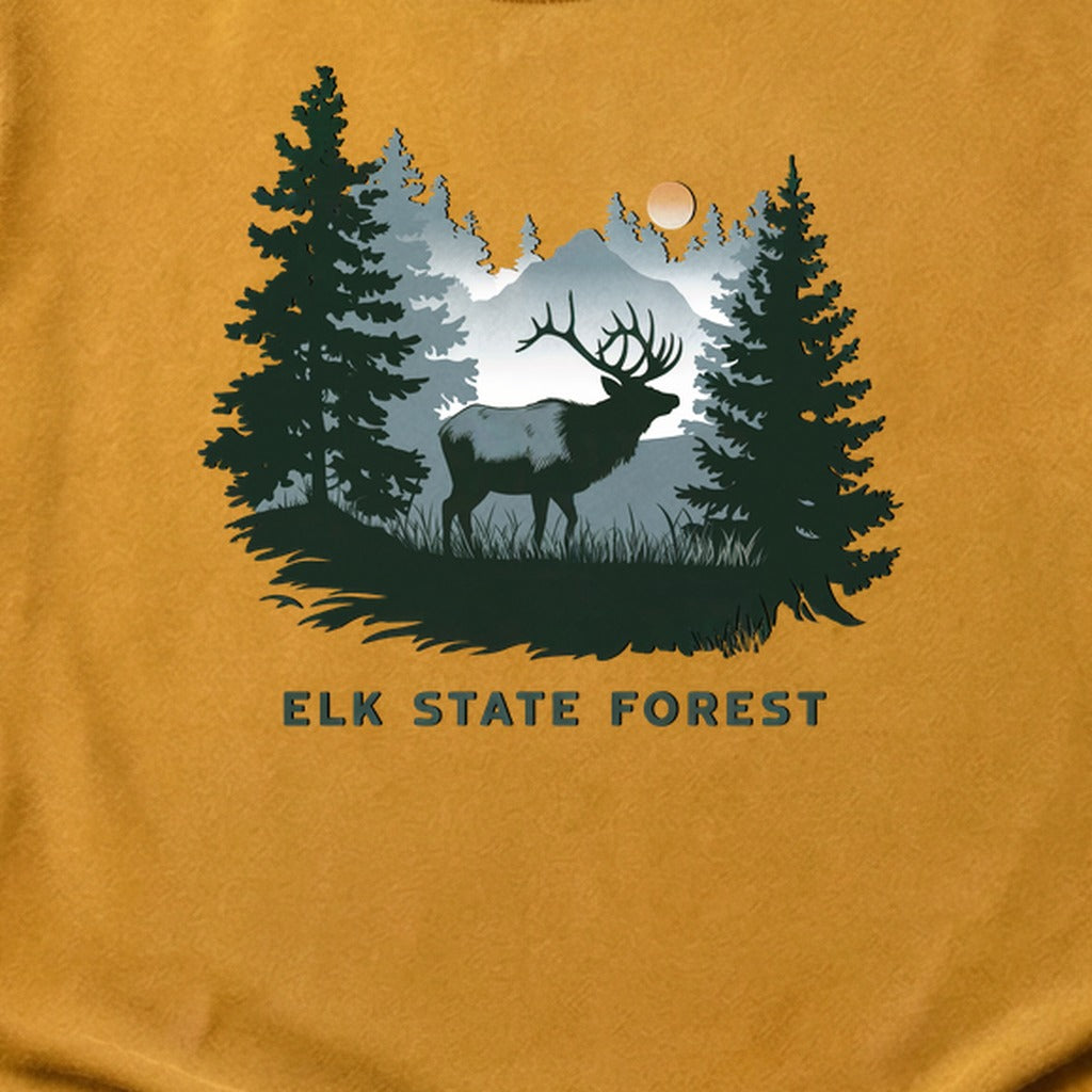 Elk State Forest Cotton T-Shirt