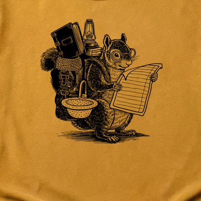 The Packademic Squirrel Cotton T-Shirt