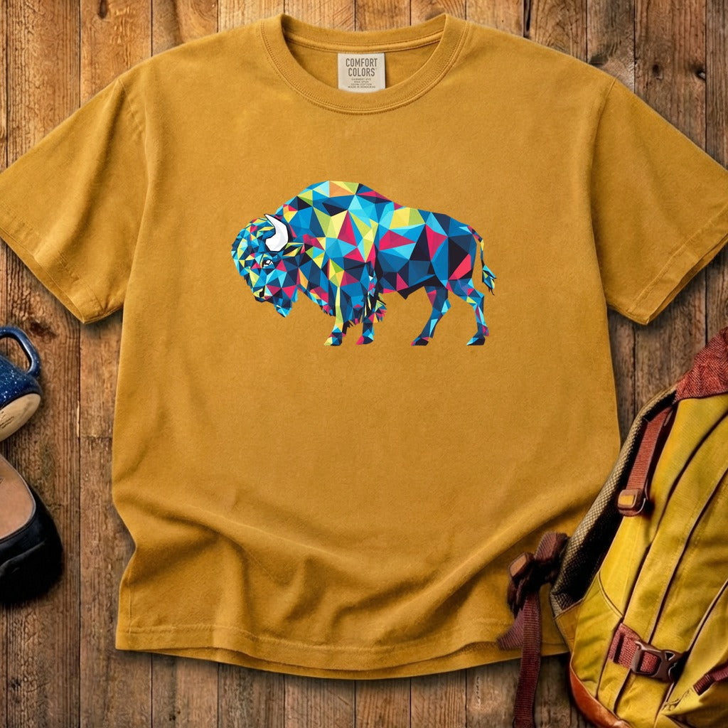 Buffalo Mosaic Cotton T-Shirt