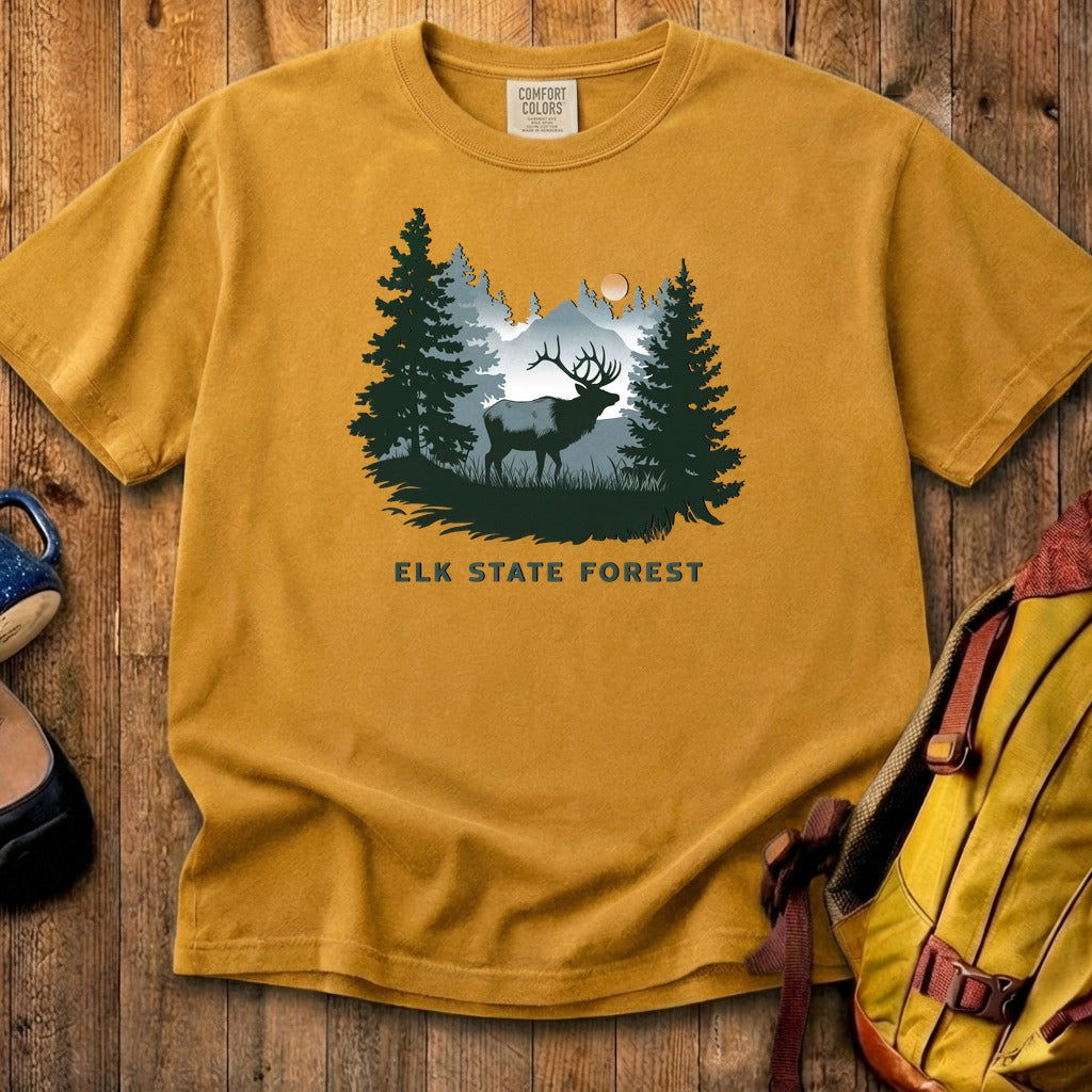 Elk State Forest Cotton T-Shirt