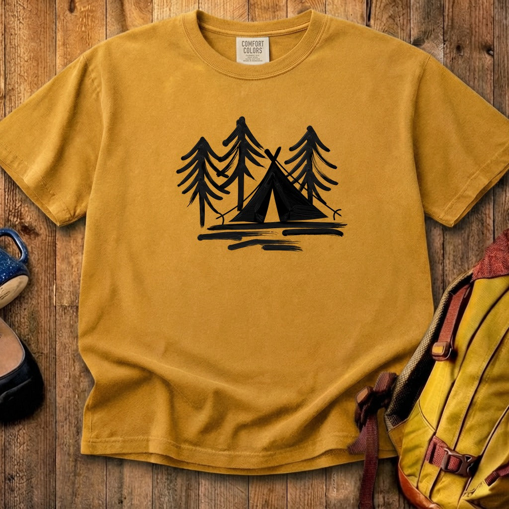 Painted Camp Cotton T-Shirt