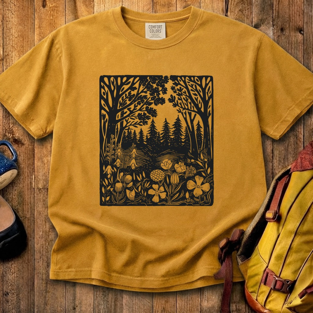Forest Bloom Cotton T-Shirt