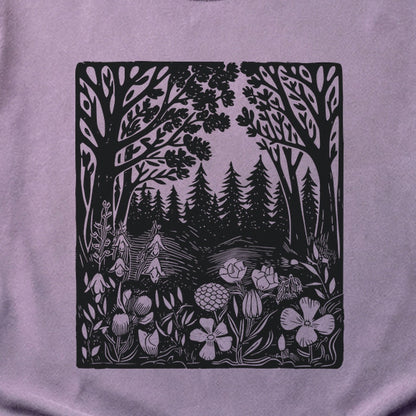 Forest Bloom Cotton T-Shirt