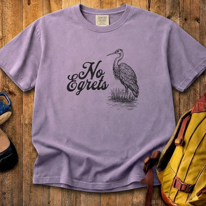 No Egrets Cotton T-Shirt