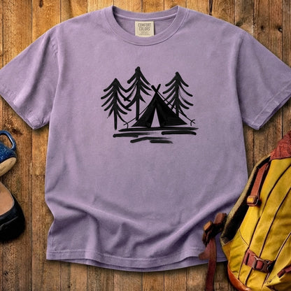 Painted Camp Cotton T-Shirt