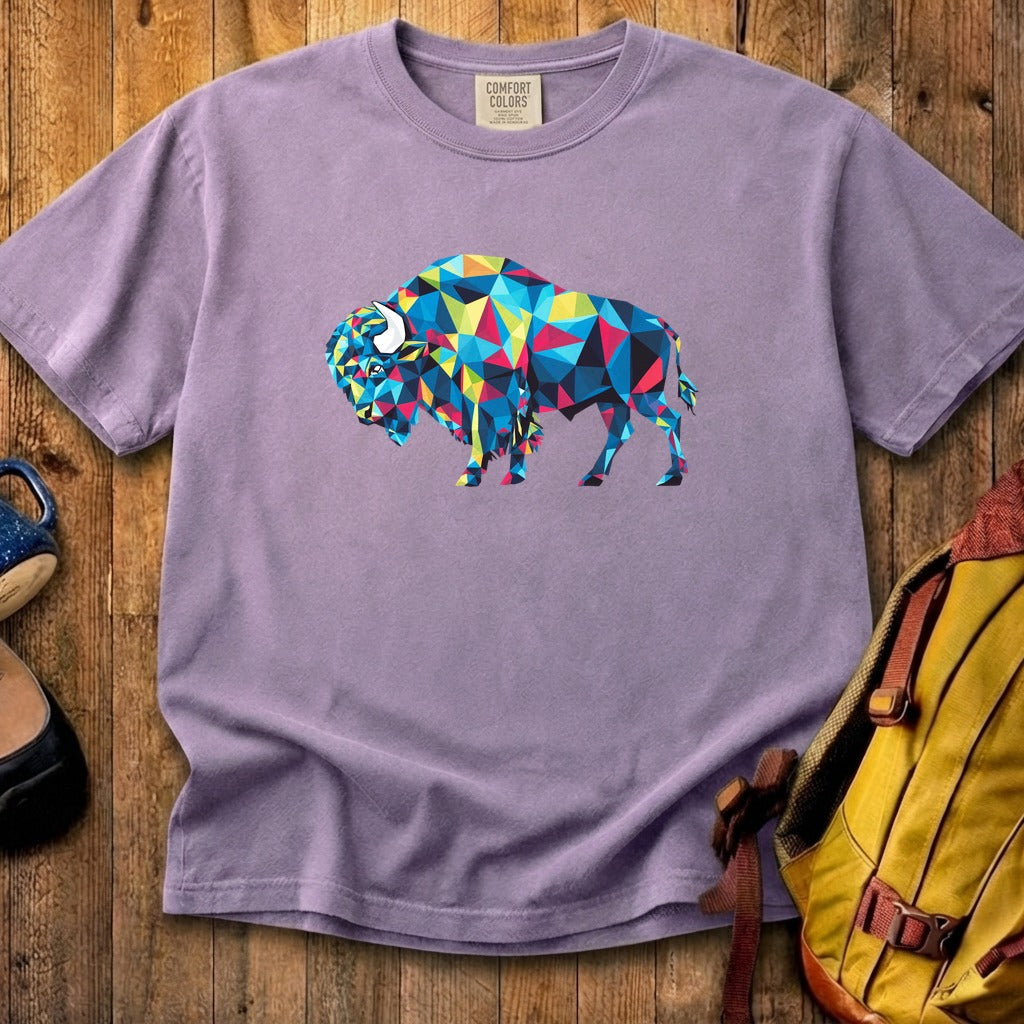 Buffalo Mosaic Cotton T-Shirt