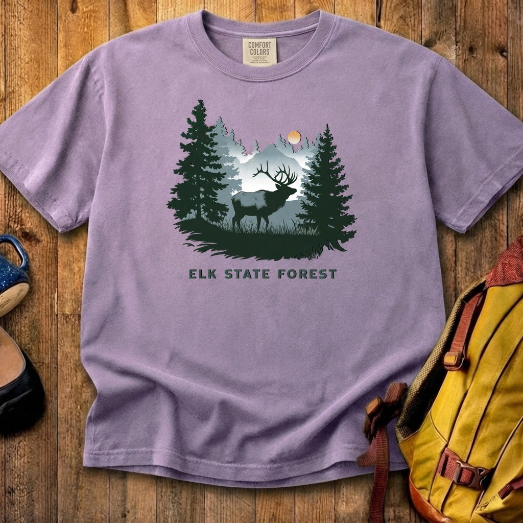 Elk State Forest Cotton T-Shirt