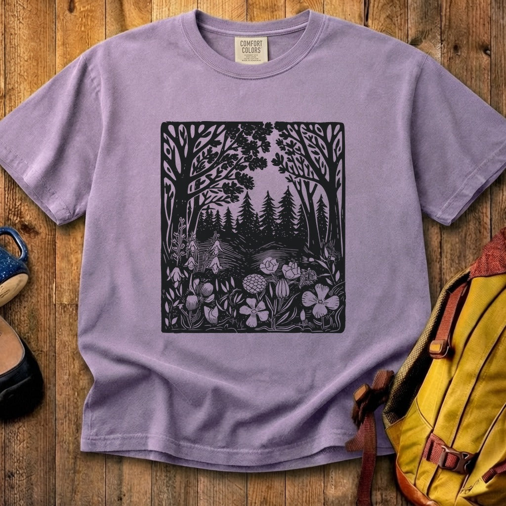 Forest Bloom Cotton T-Shirt