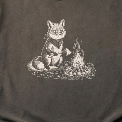The Pyrofessor Fox Cotton T-Shirt
