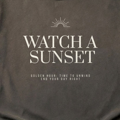 End Your Day Right Cotton T-Shirt