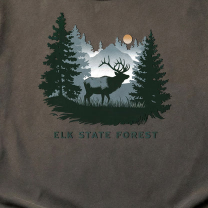 Elk State Forest Cotton T-Shirt