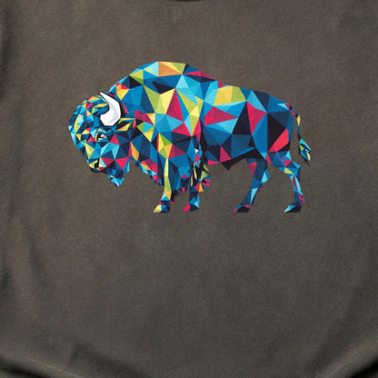 Buffalo Mosaic Cotton T-Shirt