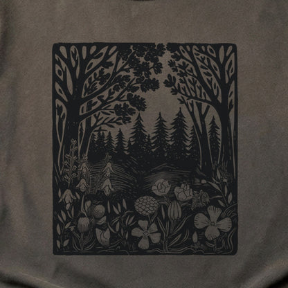 Forest Bloom Cotton T-Shirt