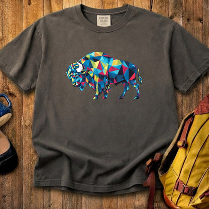 Buffalo Mosaic Cotton T-Shirt