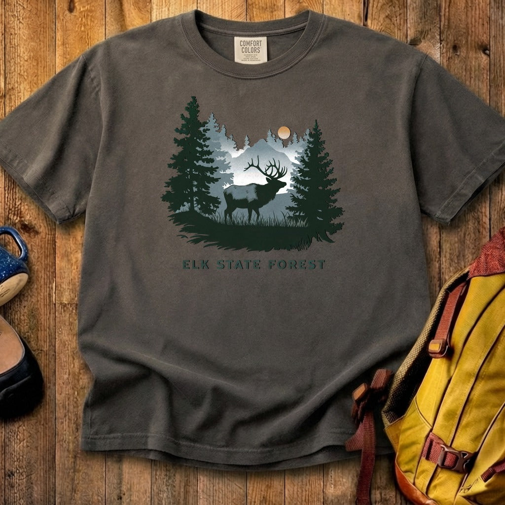 Elk State Forest Cotton T-Shirt