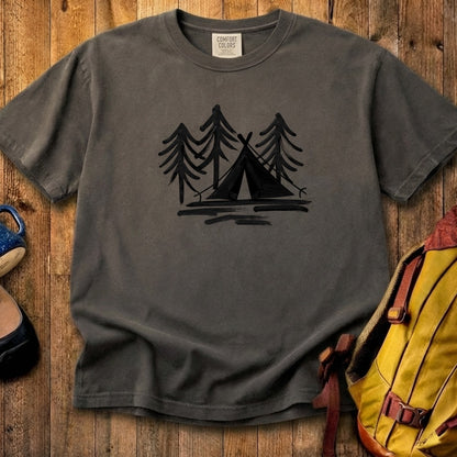 Painted Camp Cotton T-Shirt