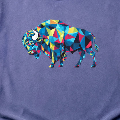 Buffalo Mosaic Cotton T-Shirt